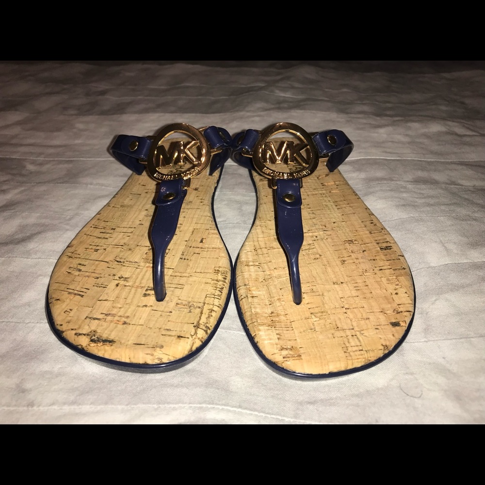Michael Kors Navy Blue Sandals New Size 6